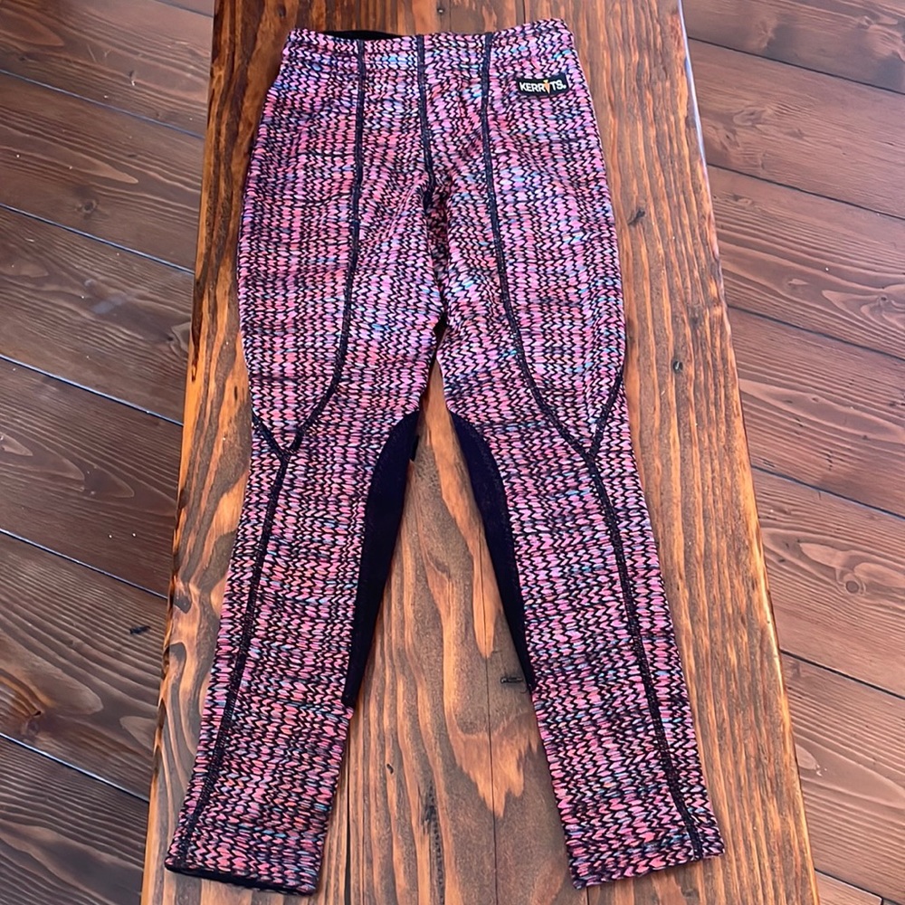 Girls Kerrits Knee Patch Pocket Tights